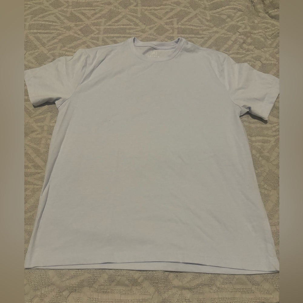George Adult Medium Short Sleeve Shirt Light Purple